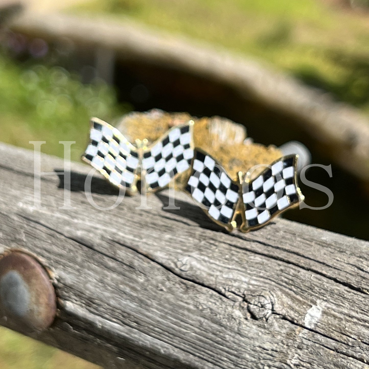 Checkered Flags Cufflinks