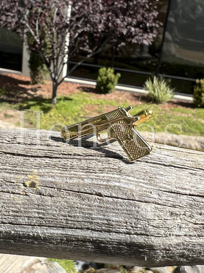 Handguns .45 Caliber Pistol Cufflinks