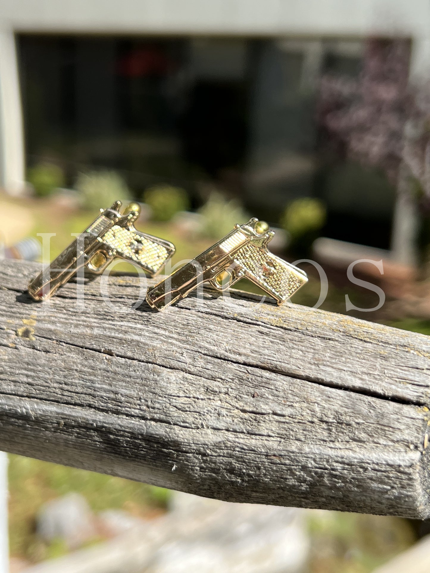 Handguns .45 Caliber Pistol Cufflinks