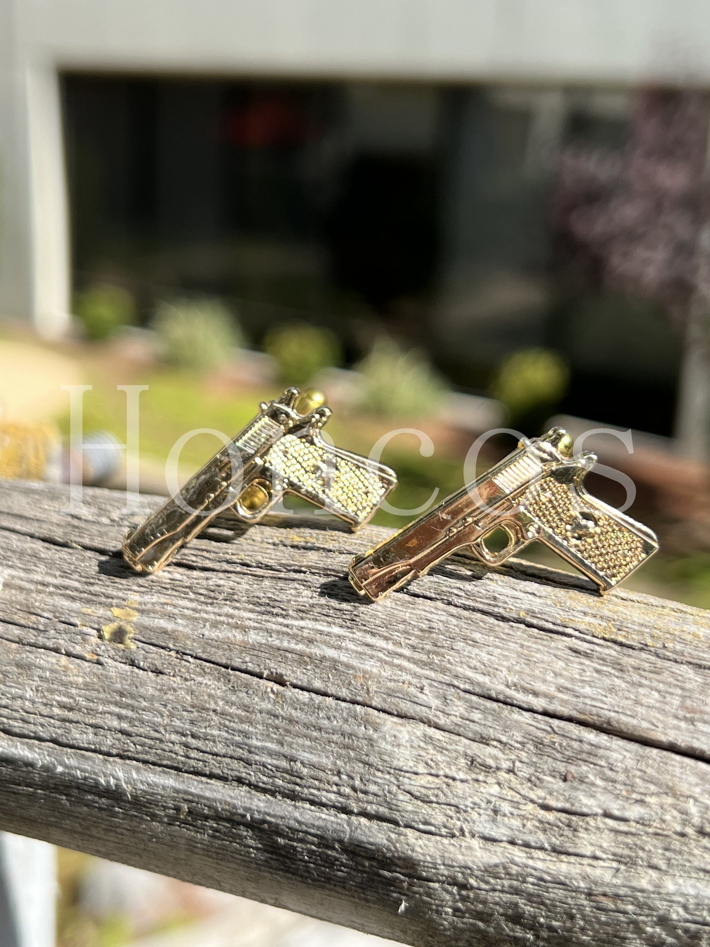 Handguns .45 Caliber Pistol Cufflinks