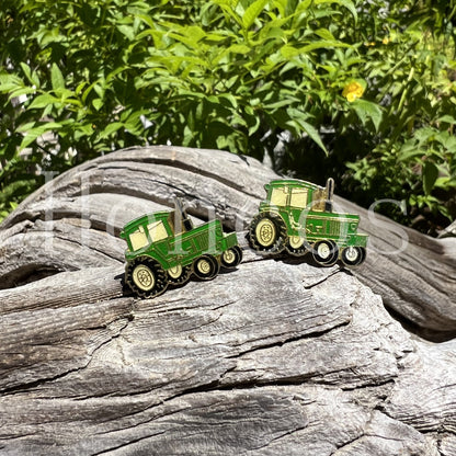 Tractor Bulldozer Cufflinks