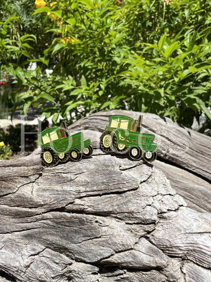 Tractor Bulldozer Cufflinks