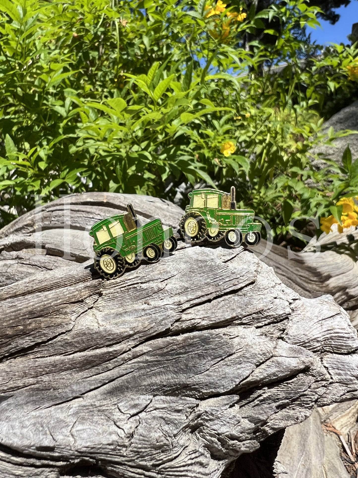 Tractor Bulldozer Cufflinks