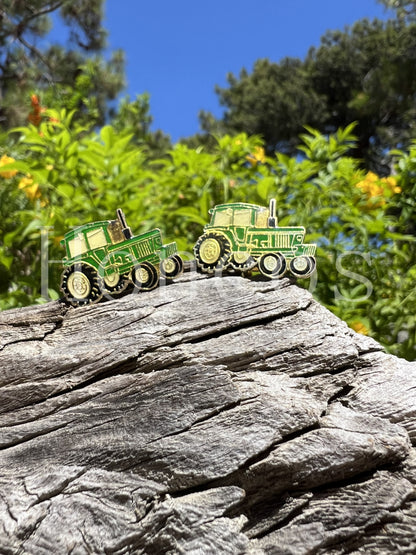 Tractor Bulldozer Cufflinks