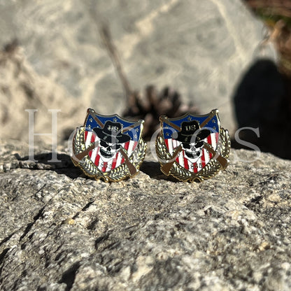 Skull US Cavalry Cufflinks