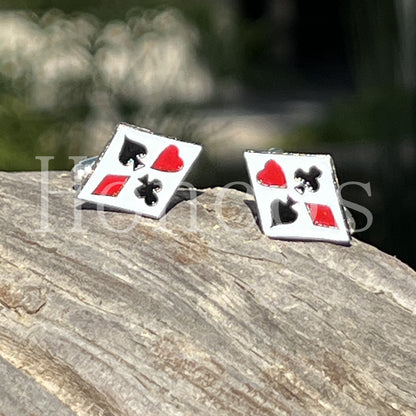 Card All Suits Cufflinks