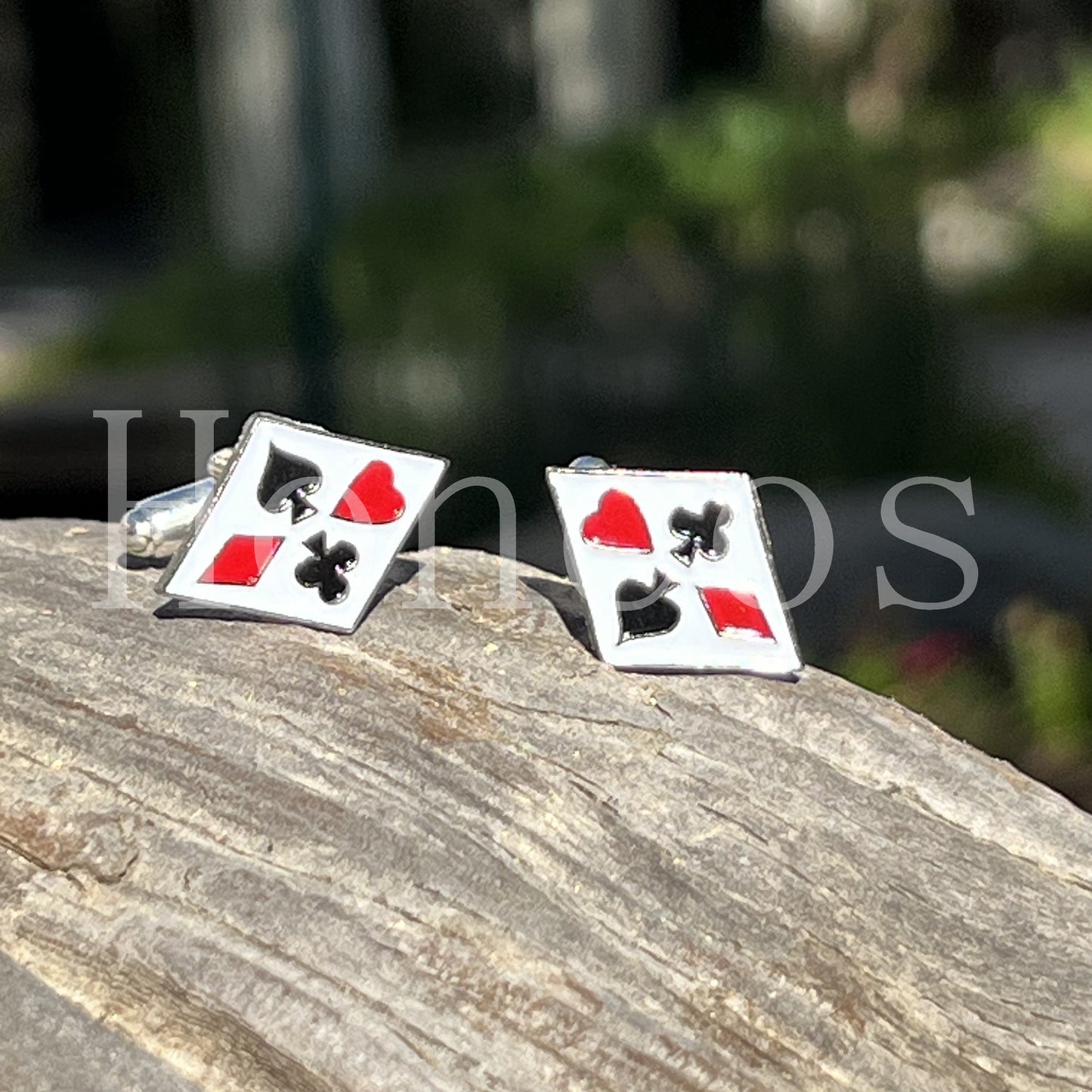 Card All Suits Cufflinks