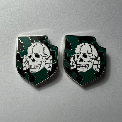 Skull & Shield Camo Cufflinks