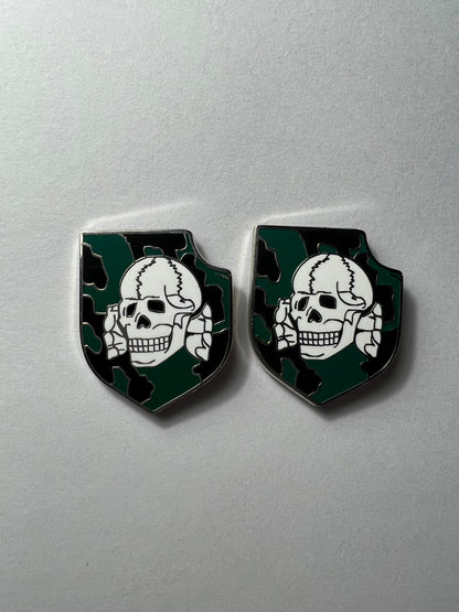 Skull & Shield Camo Cufflinks