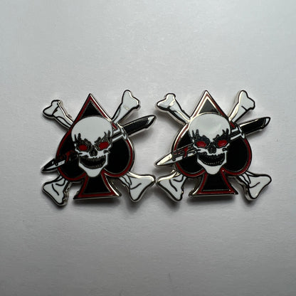 Death Spade Skull Cufflinks