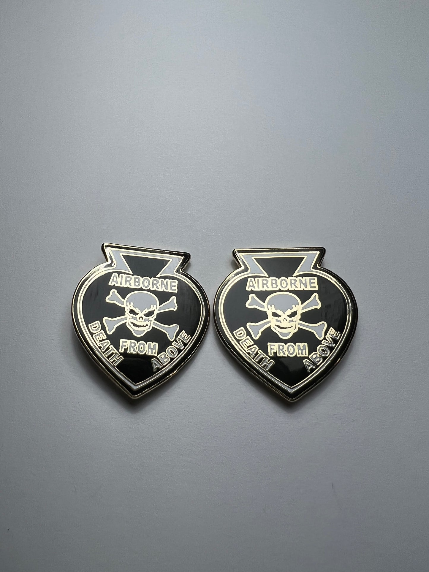 Death From Above Airborne From Skull Cufflinks