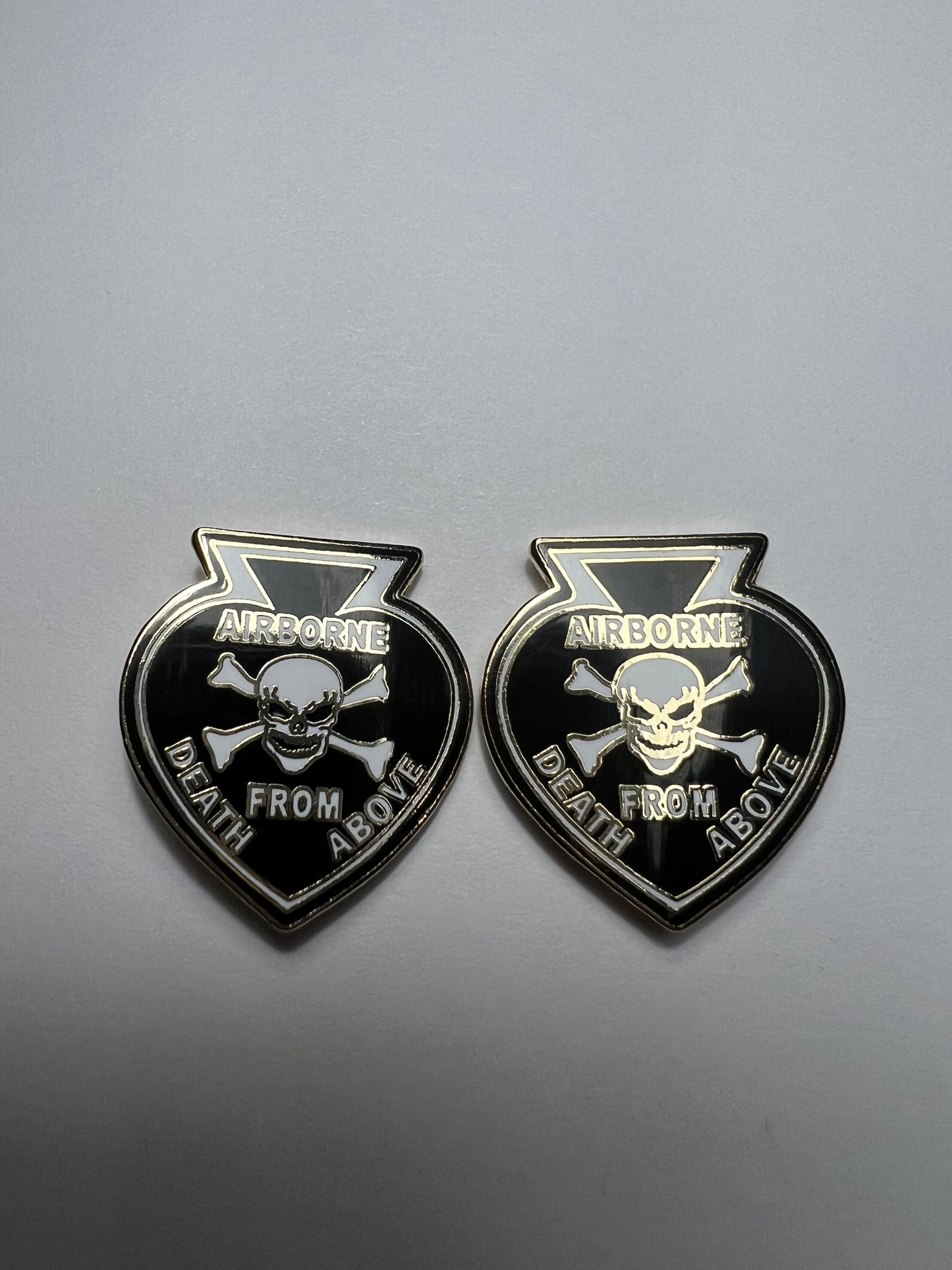 Death From Above Airborne From Skull Cufflinks