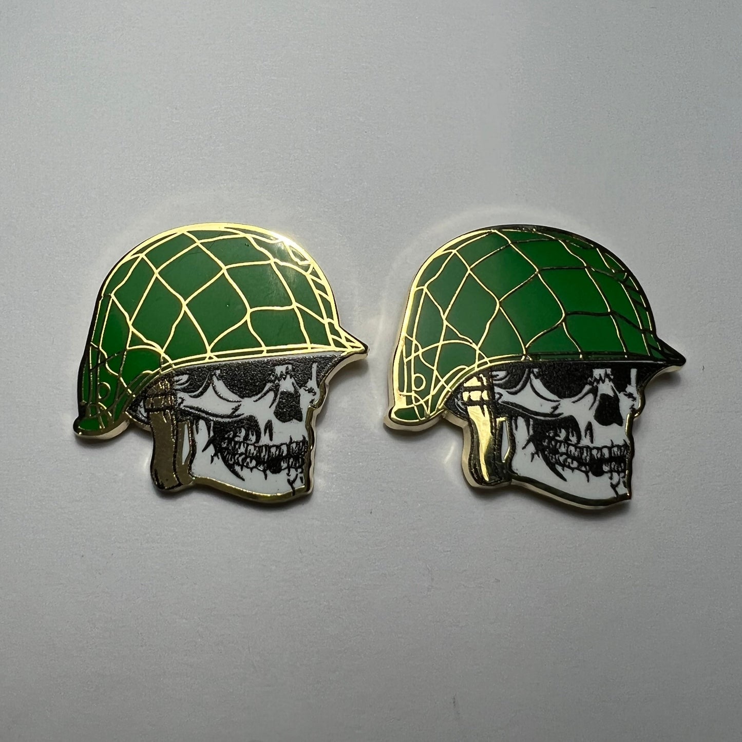 Skull Paratrooper Helmet Cufflinks