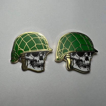 Skull Paratrooper Helmet Cufflinks