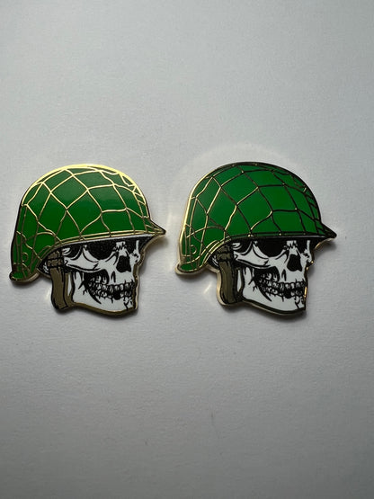 Skull Paratrooper Helmet Cufflinks