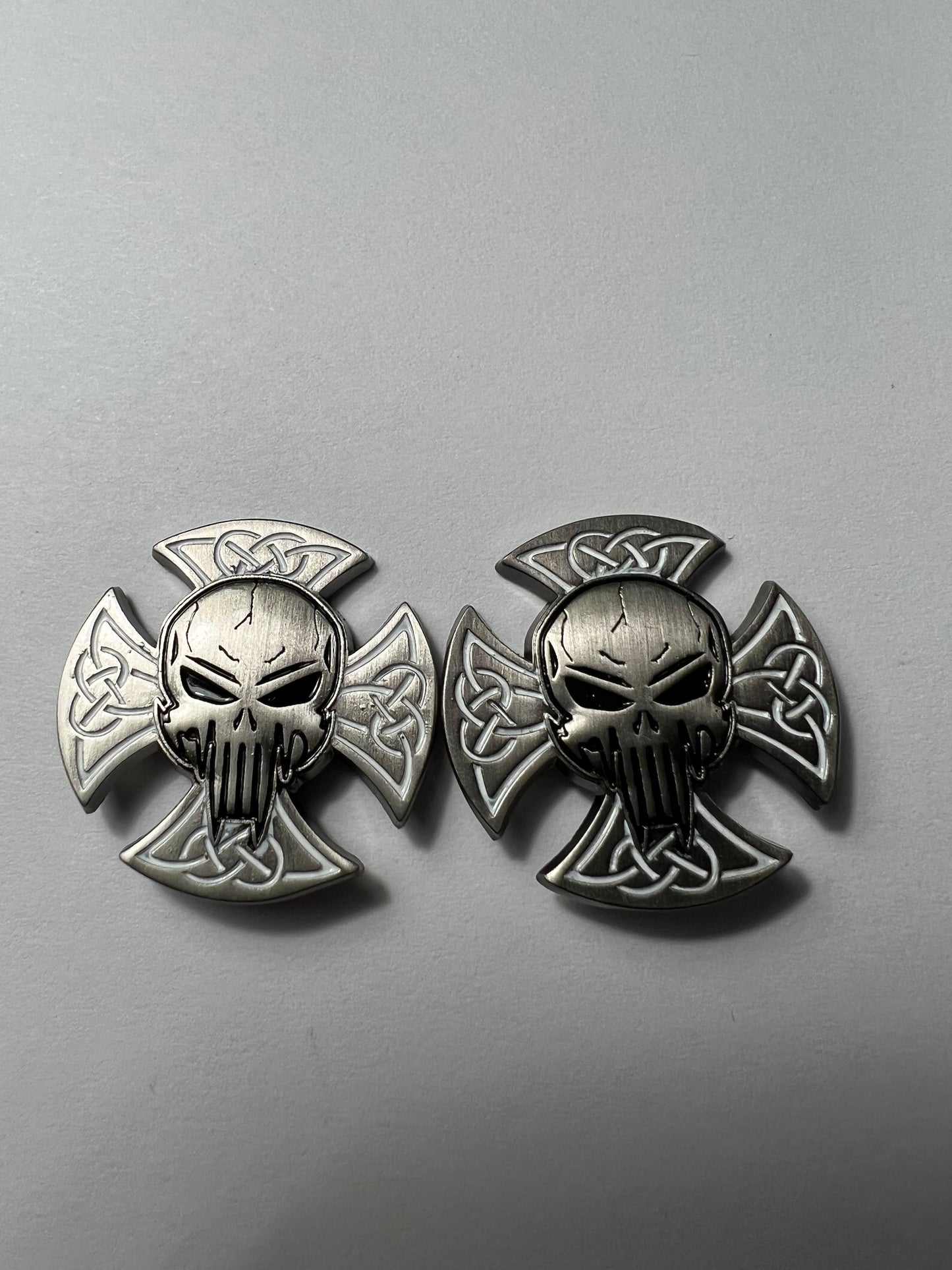 Skull Iron Cross Cufflinks