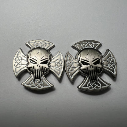 Skull Iron Cross Cufflinks