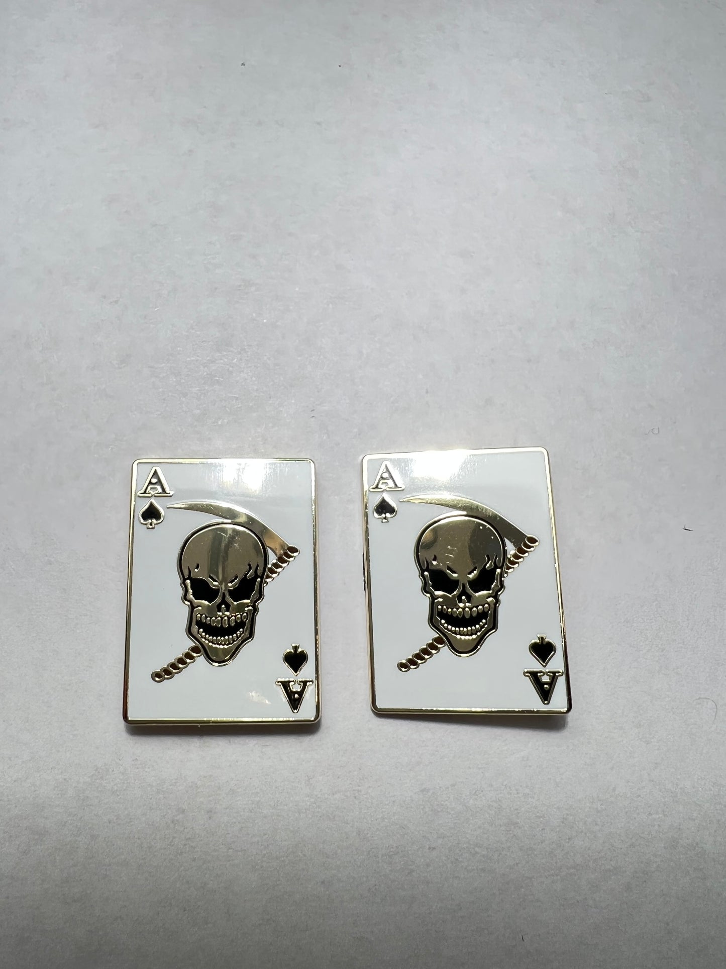 Skull Death Ace Spade Cufflinks