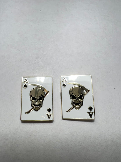 Skull Death Ace Spade Cufflinks