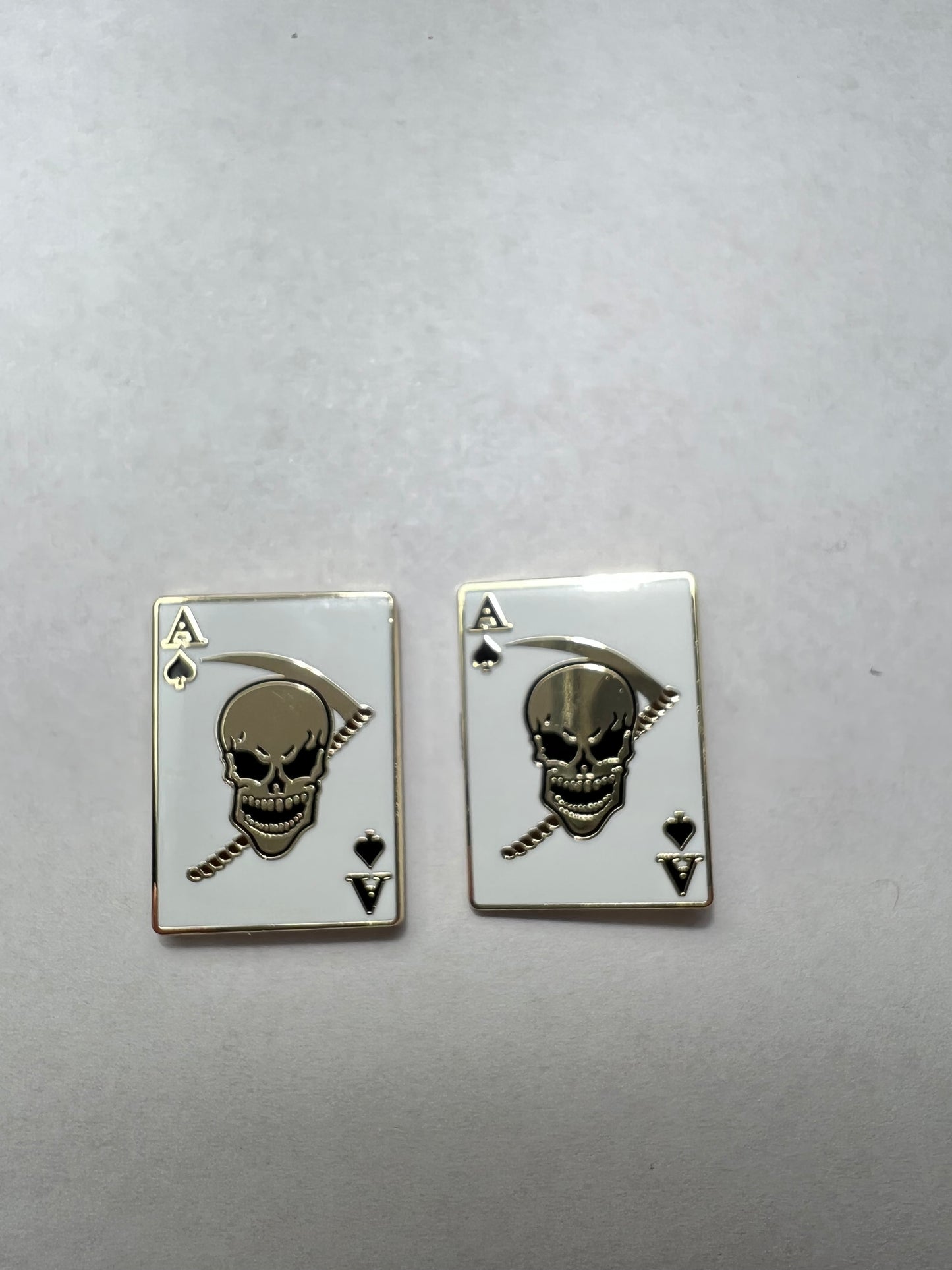 Skull Death Ace Spade Cufflinks