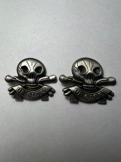 Death Or Glory Skull Cufflinks