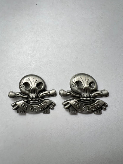 Death Or Glory Skull Cufflinks