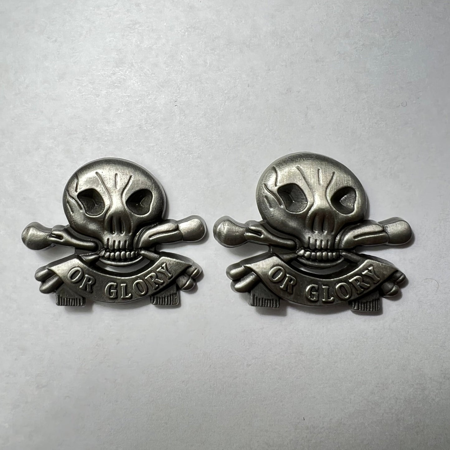 Death Or Glory Skull Cufflinks