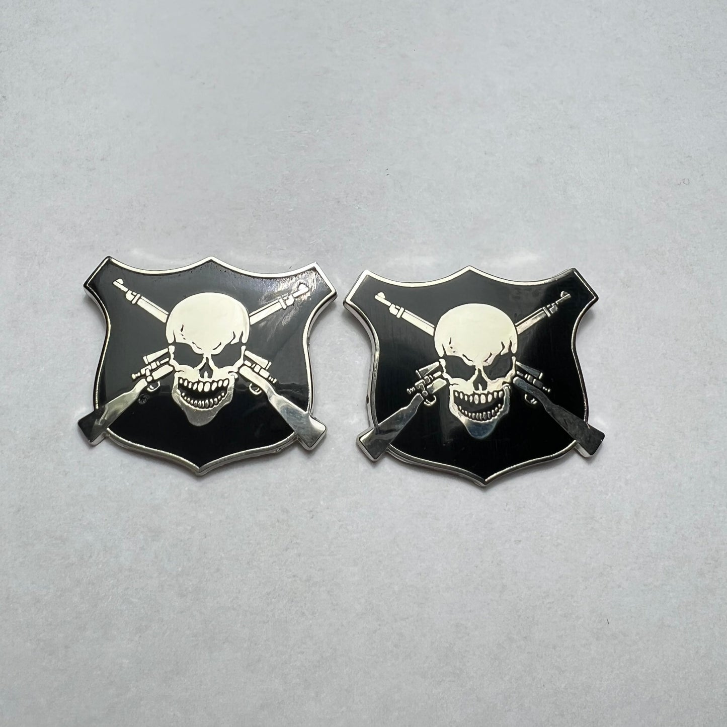 Skull Sniper Badge Cufflinks