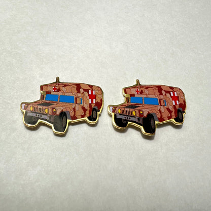 Humvee Ambulance Cufflinks