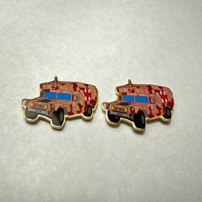 Humvee Ambulance Cufflinks