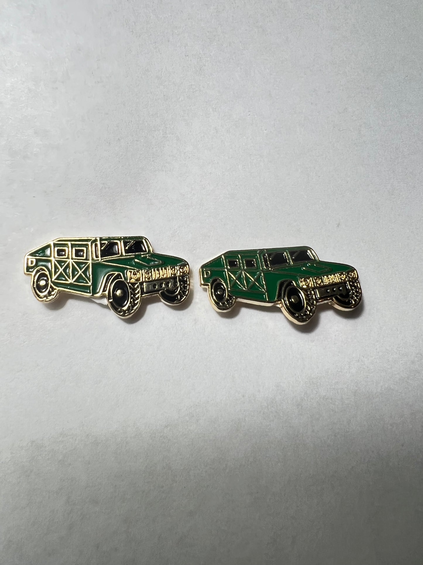 Green Humvee Cufflinks