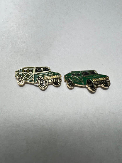 Green Humvee Cufflinks