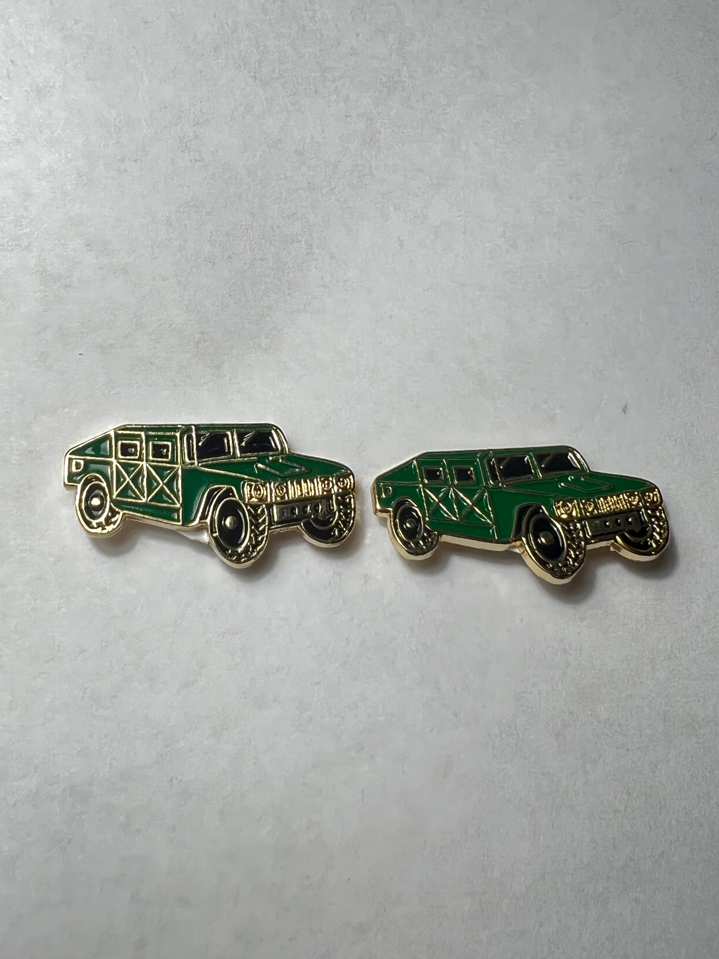 Green Humvee Cufflinks