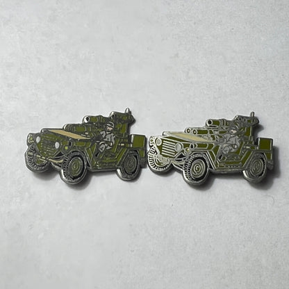 Jeep M151 Rocket Launcher Cufflinks