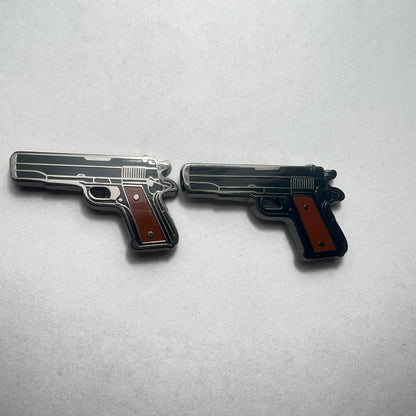 Handguns .38 Caliber Pistol Cufflinks