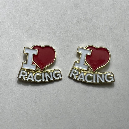 I Love Racing Cufflinks