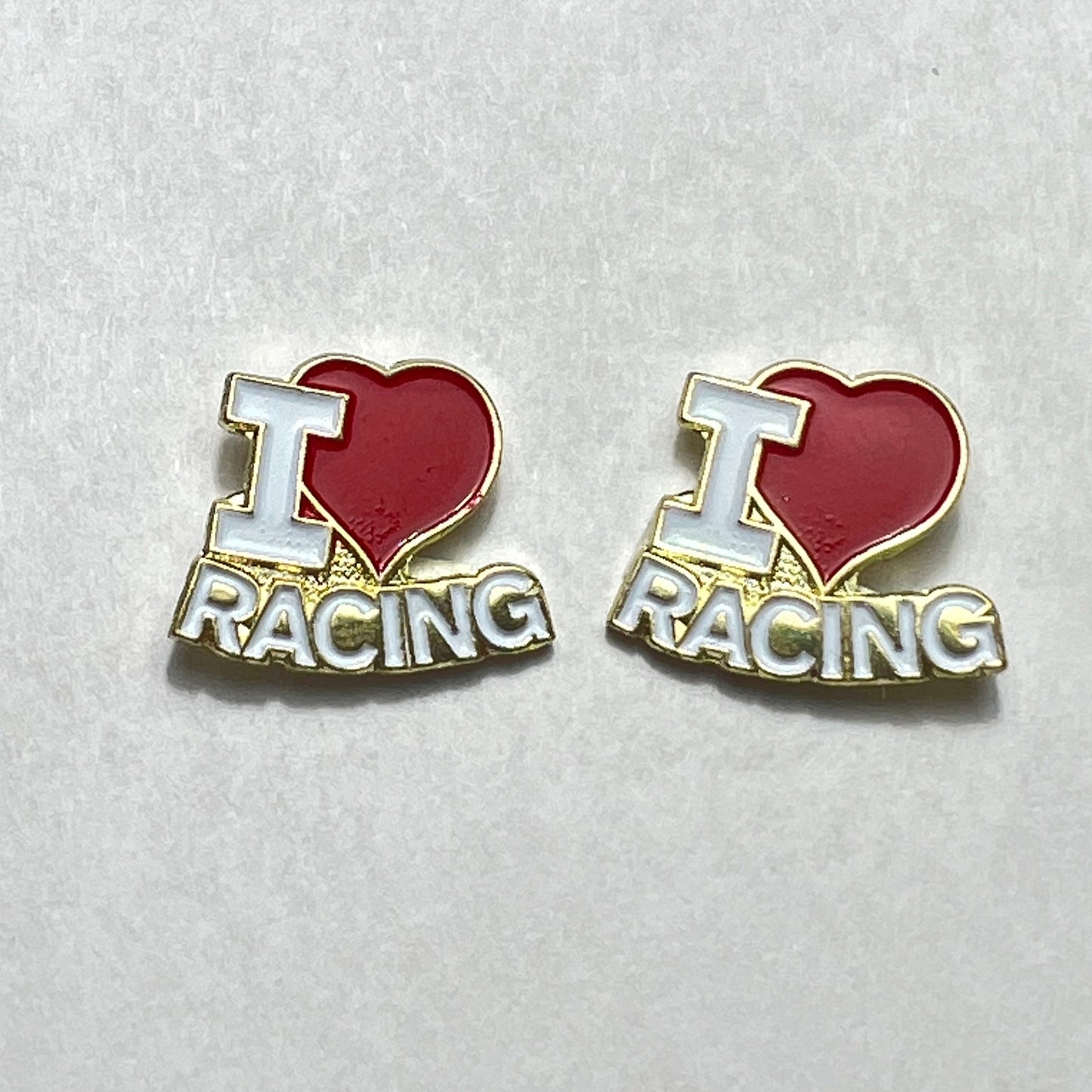 I Love Racing Cufflinks