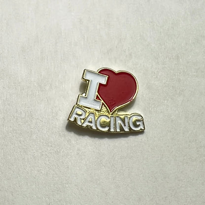 I Love Racing Pins