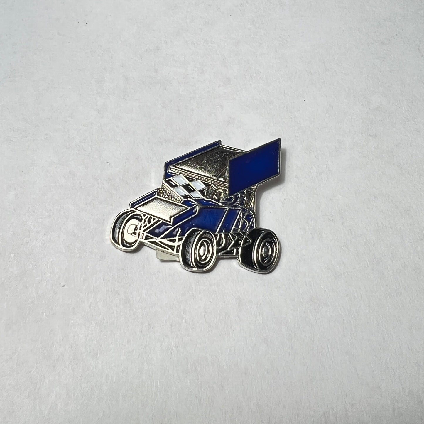 Blue Sprint Car Wing Cufflinks