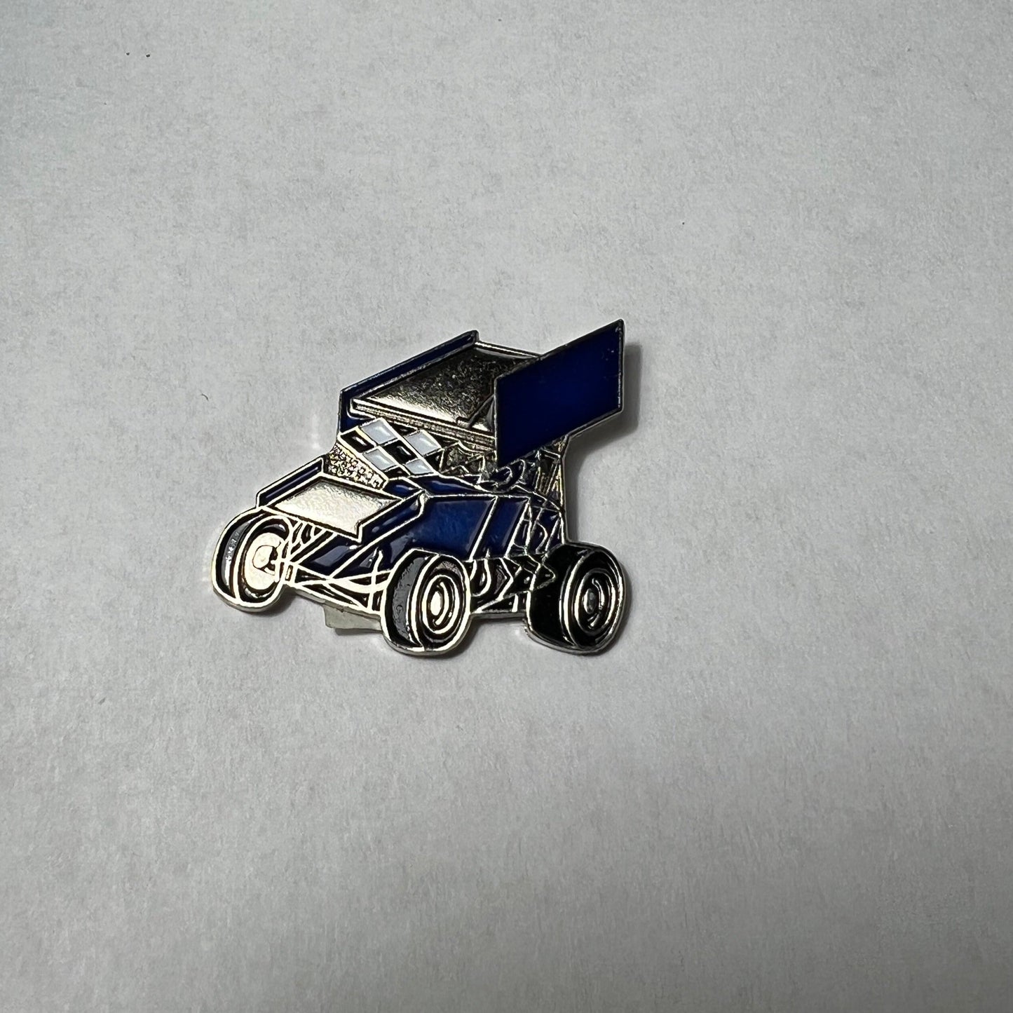 Blue Sprint Car Wing Cufflinks