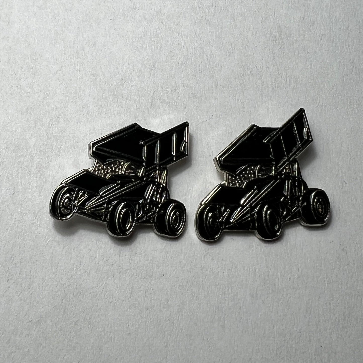 Black Sprint Car Wing Cufflinks